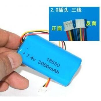 18650-2S Oplaadbare Batterij 7.4V 3000mAh
