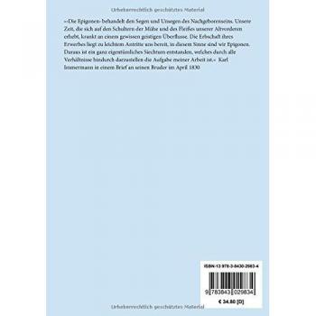 Die Epigonen: Familienmemoiren in neun Büchern 1823-1835