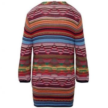 Goldner Fashion Kurze Jacquard-Strickjacke – Farbevielfalt – Größe 23
