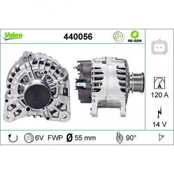 Valeo 440056 Remanufactured Alternator Premium