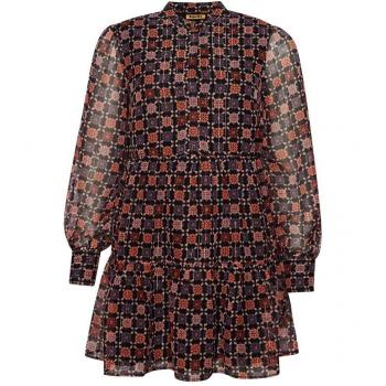 Superdry Minivestido de Manga Larga para Mujer
