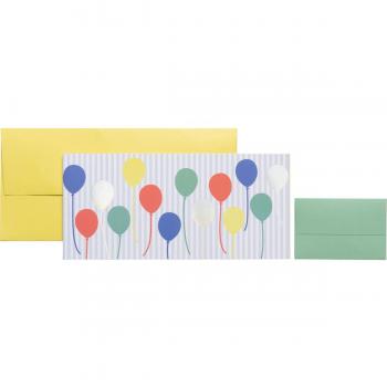 STEWO Gutscheinverpackung Ballo 2581574860 weiss FSC 11x23cm
