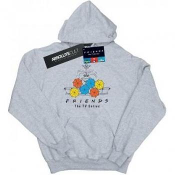 Bluza z kapturem Friends dla dziewczynek z fontanną i parasolkami 12-13 czarna