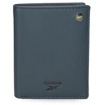 Reebok Cartera Con Monedero Piel Switch Azul