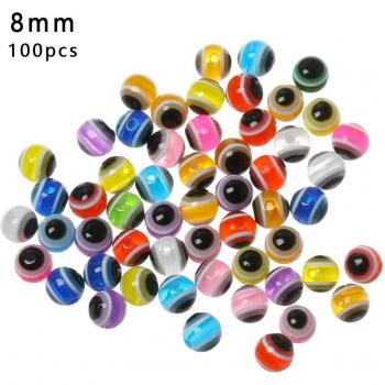 High-Quality Fishing Beads (25pcs, 4/5/6/8mm) for DIY Bass Fishing Tackle