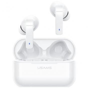 Usams Earbuds Inalámbricos TWS Ly Series Bluetooth 5.0 y ANC en Color Blanco