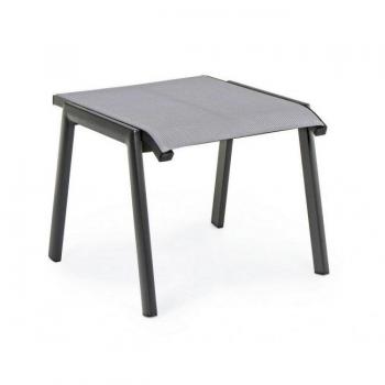 Poggiapiedi arredo giardino alluminio antracite Cruise cm 53 x 51 x 44