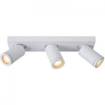 Netlighting Lucide Taylor Modern Ceiling Spotlight Bar Bathroom LED Dim to warm GU10 3x5W 2200K3000K IP44 White