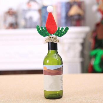 Corona Festiva de Papá Noel Botella