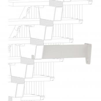 Supporto Per Scala Vida Acciaio Bianco Leroy Merlin