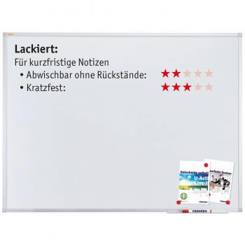 Franken Magnetische Schreibtafel X-tra!Line 150x100cm, lackiert