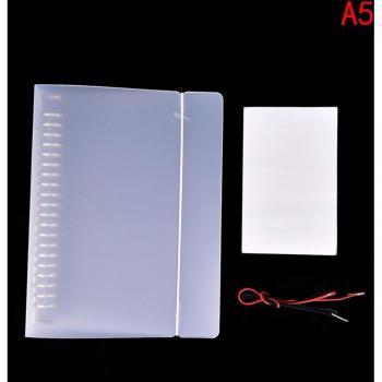 A5 Refillable Spiral Ring Binder with 20 Holes