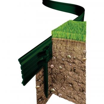 Swift Edge Garden Border and Lawn Edging - Green / 1800cm