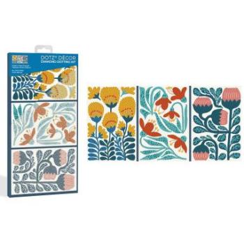Decorazione Floreale Diamond Dotz 40x20
