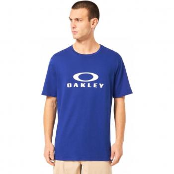 Camiseta Oakley O-Bark 2.0 manga corta azul ultramar logo blanco - L