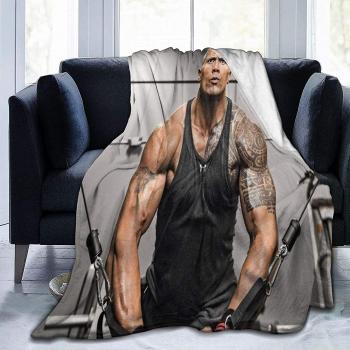 Manta Ligeras Dwayne Johnson para Sofá