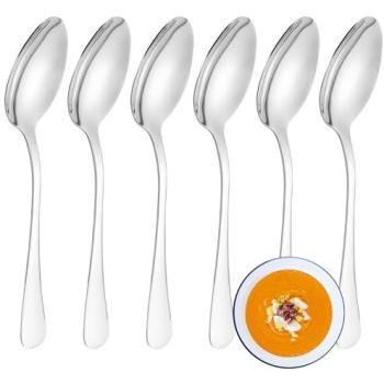 Cucharas de sopa Family | Acero inoxidable | Mango ergonómico