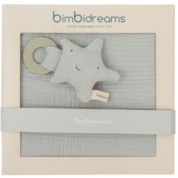 Bimbidreams Set de Regalo para Recién Nacido: Manta y Mordedor