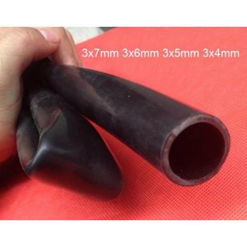 3x6mm Black Silicone Tube