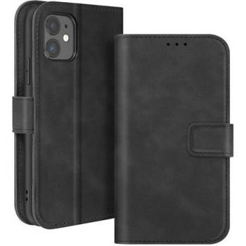 Avizar Slim Book Case für Apple iPhone 11, Schwarz
