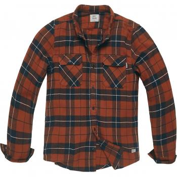 Camicia in flanella Vintage Industries Sem - Uomo - Arancione - Taglia XXL