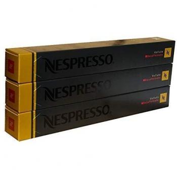 Nespresso Capsules – Volluto Decaffeinato – 30 Capsules, 3 Sleeves – New Decaf variety