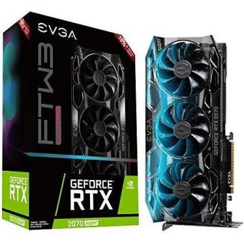 EVGA RTX 2070 SUPER FTW3 Ultra+ 65 °C Gaming‑Kühlung mit RGB und Metall‑Backplate