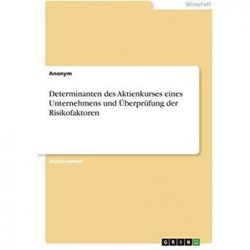 Determinanten des Aktienkurses eines Unternehmens und Überprüfung de