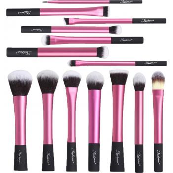 Sedona Makeup Brushes Pro Pink Set