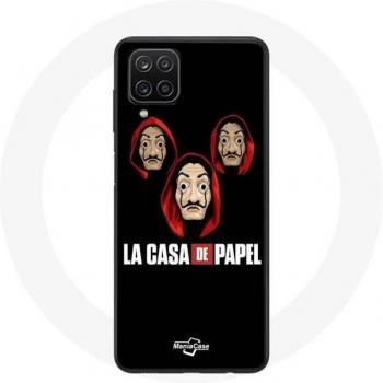 Coque Protection A12 Noir – Masque & Logo La Casa de Papel