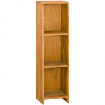 VidaXL Solid Wood Teak Bookshelf 11.8x11.8x43.3