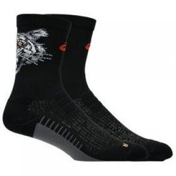 Chaussettes Asics Performance Run Crew Noir & Rouge T3