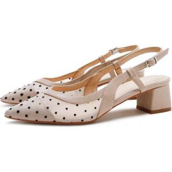 Chaussures d'été respirantes à bout pointu noir