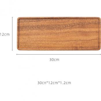 Musowood Serviertablett aus Holz für Frühstück und Lagerung
