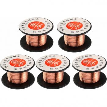 5pcs Copper Solder Wire PPA Enamelled 0.1mm Diameter 15m Length