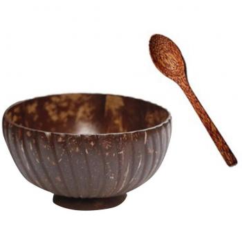 Tazón Artesanal de Coco para Ensaladas