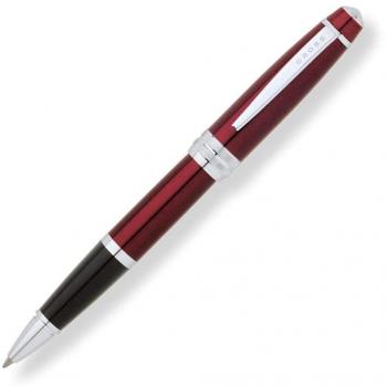 Cross Bailey Rollerball Selectip Pen Rot Lack Chromplattiert