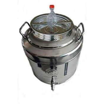Contenitore per Olio in Acciaio Inox 18/10 - Belvivere - 30 Litri