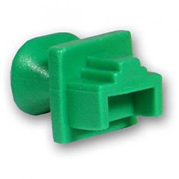 Good Connections RJ-45 Staubschutzdeckel, grün, für Netzwerkschutz