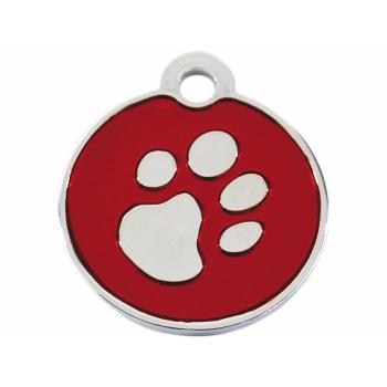 Placa Círculo Pequeño IMARC 2 cm Latón Rojo