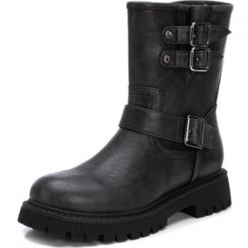BOTÍN DE MUJER REFRESH 172323 NEGRO CREMALLERA