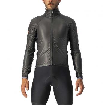 Maglia Impermeabile per Bici Castelli Slicker Pro Rosso Nero 3XL