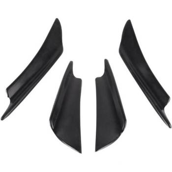 4 Piece Car Front Bumper Canard Splitter Set