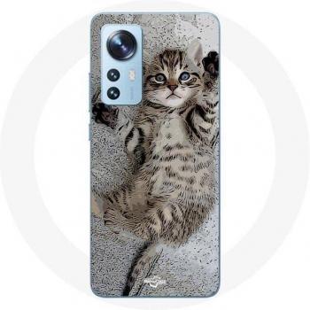 Funda para Xiaomi Mi 12 / 12X Gato Bengal Mimoso