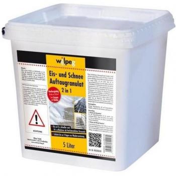 Wilpeg® Sand Eis- und Schnee Auftaugranulat 2in1 – Streusalz Ersatz, 5 L Eimer