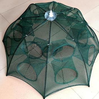 Foldable Nylon Shrimp Cage Fishing Trap
