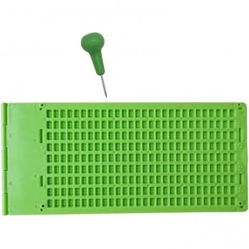 30-Cell Braille Slate and Stylus for the Blind
