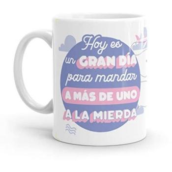 Taza - Hoy es un gran día para mandar a más de uno a la mierda - Puterful