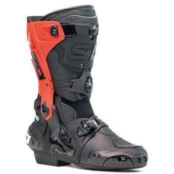 Sidi Stivali Moto Rex Nero-Rosso