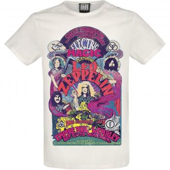 Led Zeppelin T‑Shirt Amplified Collection Electric Magic – Blanc cassé, tailles S‑XL